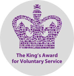 Kings Award logo – grey background